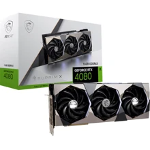 Видеокарта MSI Nvidia GeForce RTX 4080 SUPRIM X 16G: Объем памяти, Гб 16