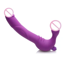 Royal Revolver Vibrating Strapless Silicone Strap On Dildo - страпон, 24.7x3.8 см: Для кого Для пары