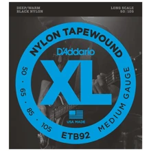 Струна для гитар Струны D`ADDARIO ETB92 XL NYLON TAPEWOUND BASS 50-105: Тип Комплект струн
