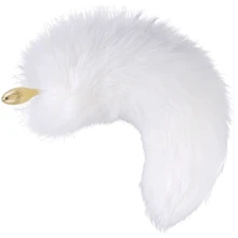 Анальная пробка LOCKINK Sevanda White Fox-Tail Anal Pear-shape Plug: Для кого Унисекс