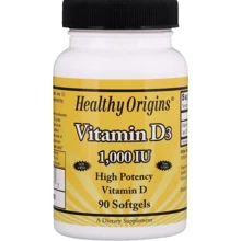 Healthy Origins Vitamin D3 1,000 IU 90 Softgels Витамин D3: Тип Витамин D