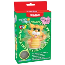 Масса для лепки Paulinda Super Dough Circle Baby Кот заводной механизм, оранжевый (PL-081177-4): Производитель PAULINDA