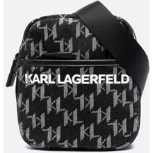 Чоловіча сумка Karl Lagerfeld K/OTTO DENIM CROSSBODY чорна (225M3072-250): Стать Мужской