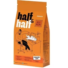 Сухой корм Half & Half для стерилизованных кошек с говядиной 2 кг (4820261920802): Тип Сухой корм