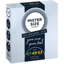 Презервативи Mister Size Testbox 47-49-53 (3 pcs): Тип Класичні