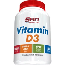 SAN Vitamin D3 1000 IU Витамин D3 180 капсул: Тип Витамин D