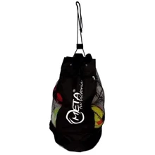 Сумка-мешок для мячей Meta Soccer Ball Bag черная Уни 10-12 мячей (1912150210): Цвет черный