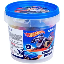 Тесто для лепки Kite Hot Wheels 8х20г+2 формочки+стек (HW21-137): Производитель KITE