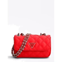 Женская сумка кросс боди Guess Cessily Micro Mini красная (HWEV7679780-LIP): Пол Женский