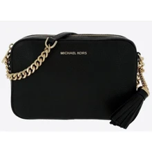 Женская сумка кросс боди Michael Kors Ginny Crossbody черная (32F7GGNM8L001): Пол Женский
