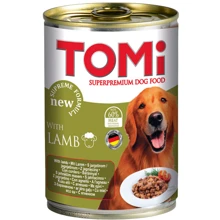 Консерви для собак TOMi lamb ягня супер преміум корм, 400 г: Тип вологий корм