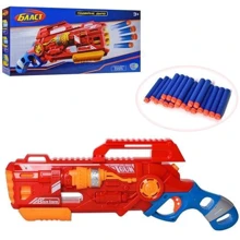 Пістолет LimoToy 80523 47см, м'які кулі 20шт (10шт-присоски): Виробник Limo toy