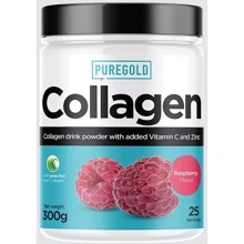 Pure Gold Protein Collagen Колаген зі смаком малини 300 грам: Форма випуску порошок