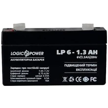 LogicPower LPM 6В 1.3 Ач (4157): Тип Аккумулятор