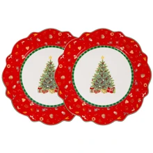 Набор подставных тарелок Lefard Christmas Delight 28см 2шт (985-155): Тип Набор подставных тарелок
