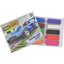Пластилін Yes 10 кольорів Street racing, 200г: Виробник YES