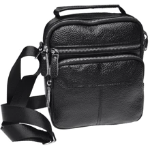 Мужская сумка через плечо Keizer черная (K13657-black): Пол Мужской
