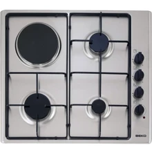 Варочная поверхность газовая BEKO HIZM 64120 X: Размеры для встраивания (ШxГ) 56x49 см