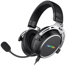 Наушники HATOR HYPERGANG 3 Hi-Res Black (ESH50): Тип конструкции полноразмерные