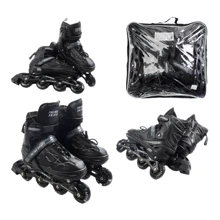 Раздвижные ролики Best Roller колеса PU 92188-L (39-43) Черные: Цвет черный