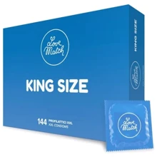 Love Match - King Szie XXL, Презервативи збільшеного розміру, №144: Тип Збільшеного розміру