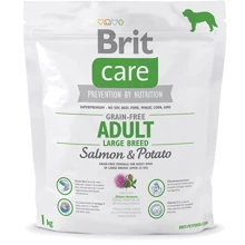 Сухой корм для собак весом от 25 кг Brit Care GF Adult Large Breed Salmon & Potato 1 кг (8595602510207): Тип Сухой корм