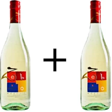 Набір ігристих вин Carlo Pellegrino Cantine Pellegrino Zebo Moscato IGT (0.75 л) 2 шт.: Об'єм, л 0.75