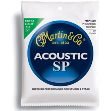 Струна для гитар Струны MARTIN MSP4600 SP Acoustic 92/8 Phosphor Bronze Extra Light 12 String (10-47): Тип Комплект струн