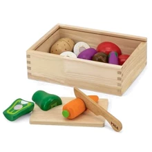 Набір продуктів Viga Toys нарізані овочі з дерева (44540): Виробник Viga Toys