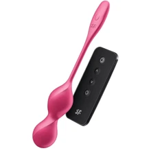 Вагінальні кульки з вібрацією Satisfyer Love Birds 2 Connect App Red: Для кого Для жінок