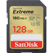 Карта пам'яті SanDisk 128GB SDXC Class 10 UHS-I U3 V30 Extreme (SDSDXVA-128G-GNCIN): Тип карти SDXC