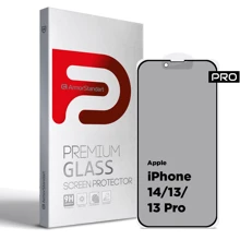 Защитное стекло для iPhone ArmorStandart Tempered Glass Pro Anti-spy Matte Black for iPhone 14 /13 / 13 Pro (ARM68603): Тип защиты экрана на экран