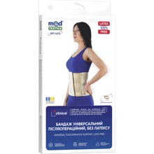 Бандаж универсальный послеоперационный без латекса 4012 Medtextile размер XL/XXL (4820137299919): Тип Пояснично-кресцовые