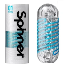 Tenga Spinner Masturbator Tetra спиральный мастурбатор, 13х4.5 см: Для кого Для мужчин