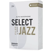 Трости для альт саксофона D'ADDARIO Organic Select Jazz - Alto Sax Filed 2H - 10 Pack: Производитель RICO