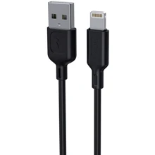 Кабель T-PHOX USB Cable to Lightning Fast 3A 1.2m Black (T-L829 Black): Тип USB Cable - Lightning