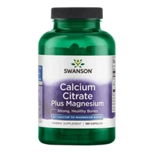 Swanson Calcium Citrate Plus Magnesium Кальций цитрат плюс магний 150 капсул: Тип Магний + Кальций