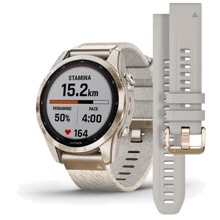 Смарт-часы Garmin Fenix 7S Sapphire Solar Cream Gold Titanium with Cream Heathered Nylon Band (010-02539-39): Производитель Garmin
