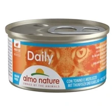 Almo Nature Adult Cat Daily Mousse з тунцем і тріскою 85 г: Тип Консерви