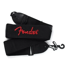 Ремень для гитар Fender Strap 2 Black Red Logo: Производитель Fender