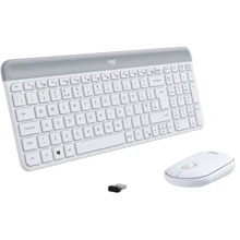 Комплект беспроводной Logitech MK470 Wireless Slim UA Off-White (920-009205): Назначение Для ПК