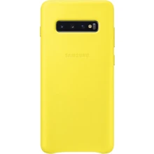 Чохол для телефона Samsung Leather Cover Yellow (EF-VG975LYEGRU) for Samsung G975 Galaxy S10+: Сумісність Samsung G975 Galaxy S10+