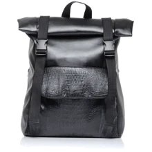 Женский рюкзак Sambag RollTop Milton черный (24251070): Пол Женский