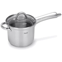 Ківш Fissman FEDELE зі вставкою-пароваркою та скляною кришкою 3.57 л (5375): Тип Ковш