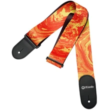 Гитарный ремень DIMARZIO DD3145 STEVE VAI w/Leather Ends - Orange Universe: Производитель DIMARZIO
