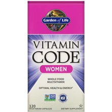 Garden of Life Vitamin Code, Women, 120 Vegetarian Capsules Мультивітаміни для Жінок: Тип мультивітаміни
