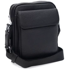 Мужская сумка через плечо Ricco Grande черная (K12116-1-black): Пол Мужской