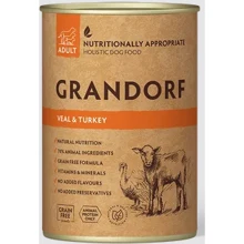 Влажный корм для взрослых собак Grandorf Veal & Turkey Adult телятина с индейкой 400 г (5407007852178): Тип Влажный корм