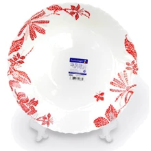 Тарілка Luminarc Romancia Red H2395 (195 мм): Кількість 1