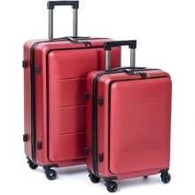 Комплект валіз Подіум 2 в 1 ABS-пластик червоний (32467 red): Стать унісекс